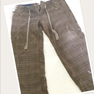 Plaid Cargo Pants